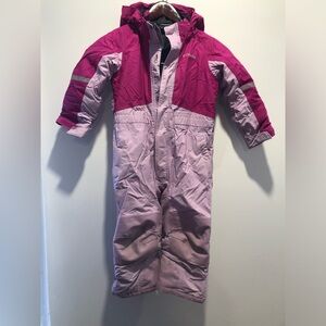 Columbia Girls Two-Tone Pink Snow Suit